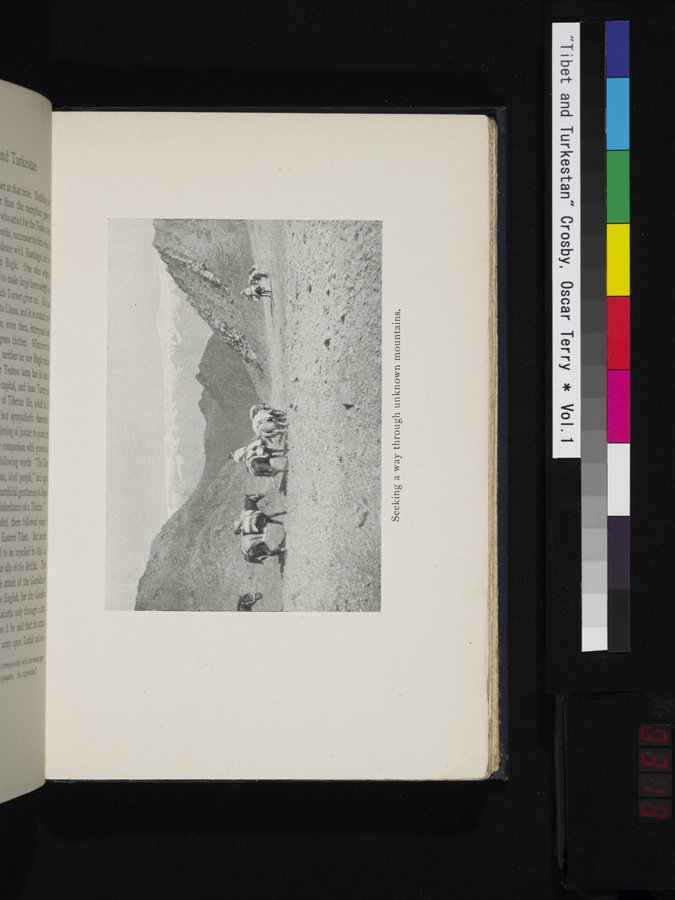 Tibet and Turkestan : vol.1 / 313 ページ（カラー画像）