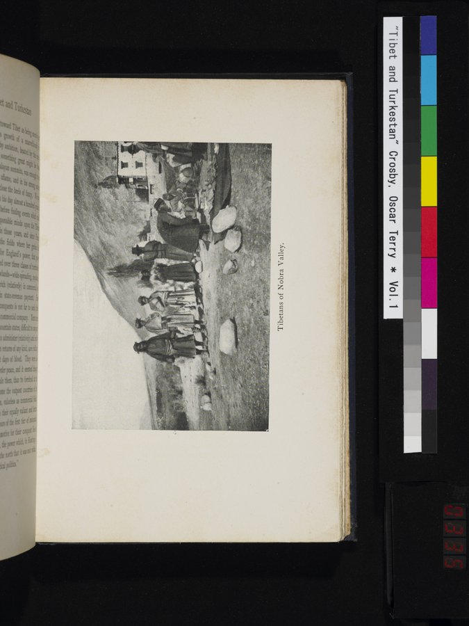 Tibet and Turkestan : vol.1 / 335 ページ（カラー画像）