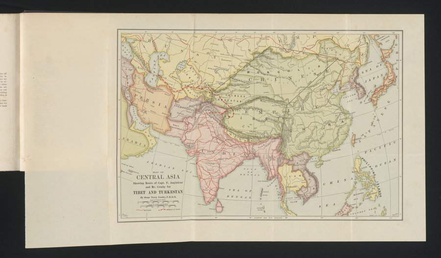 Tibet and Turkestan : vol.1 / 463 ページ（カラー画像）