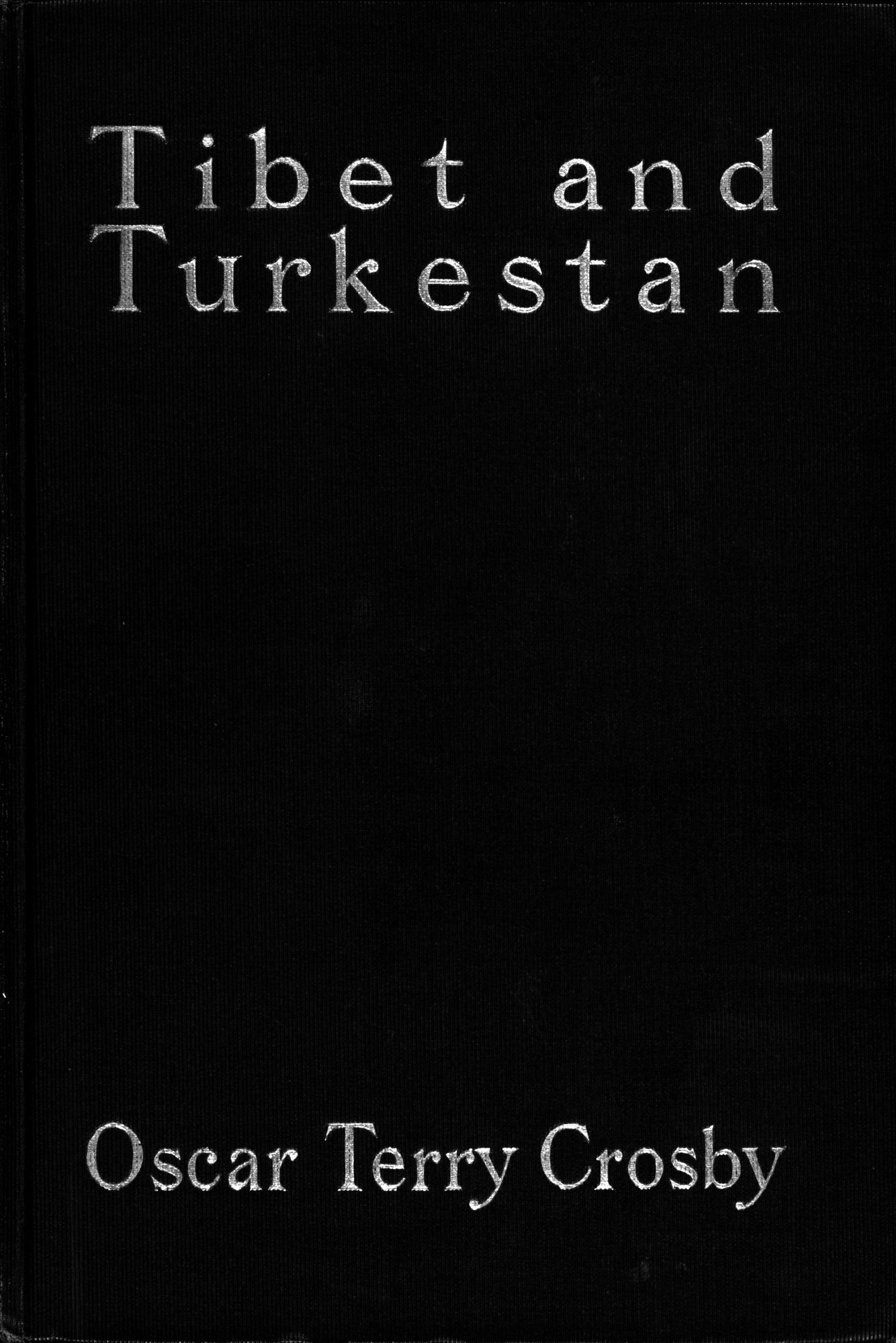 Tibet and Turkestan : vol.1 / 1 ページ（白黒高解像度画像）