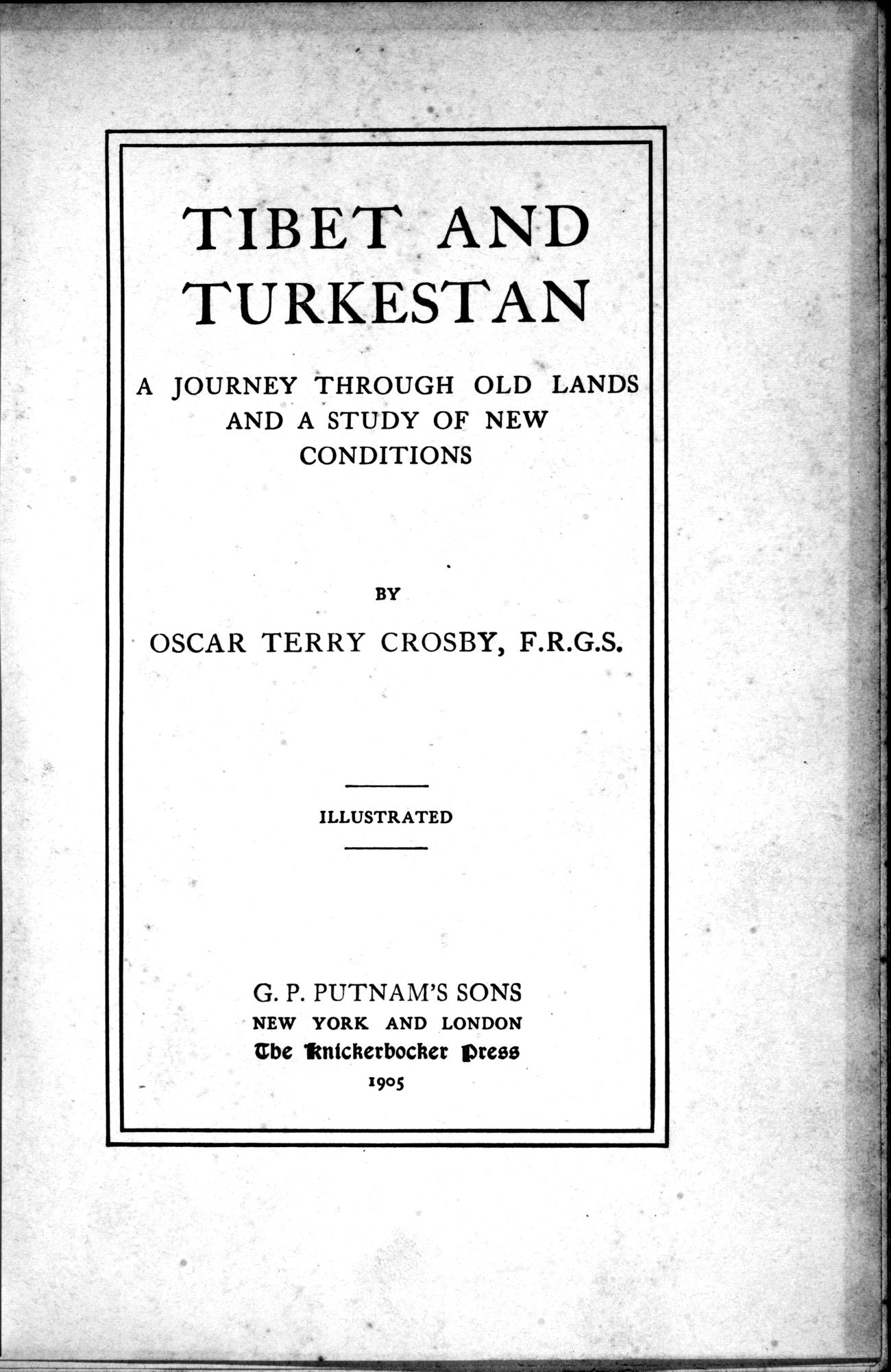 Tibet and Turkestan : vol.1 / 13 ページ（白黒高解像度画像）