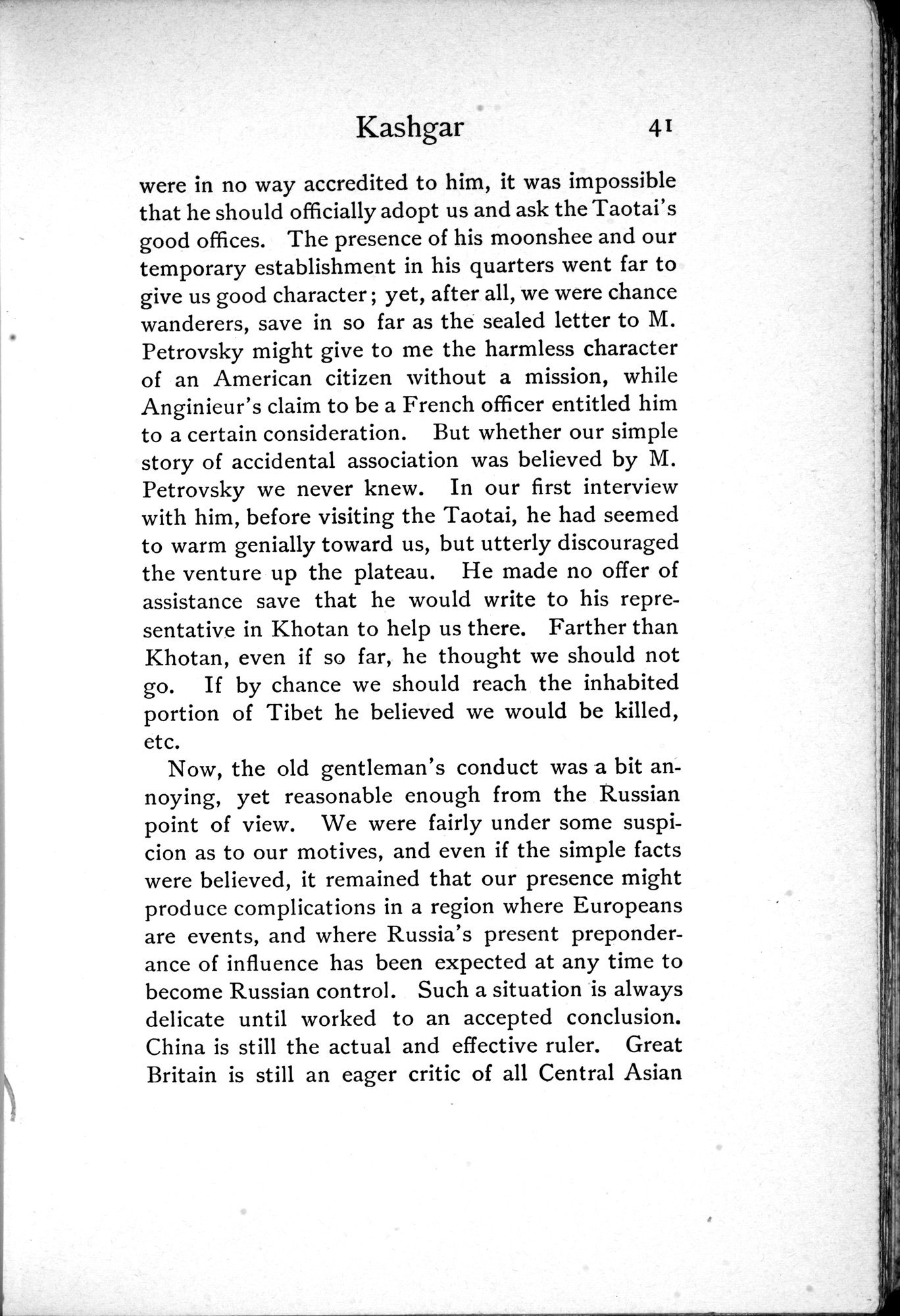 Tibet and Turkestan : vol.1 / 89 ページ（白黒高解像度画像）