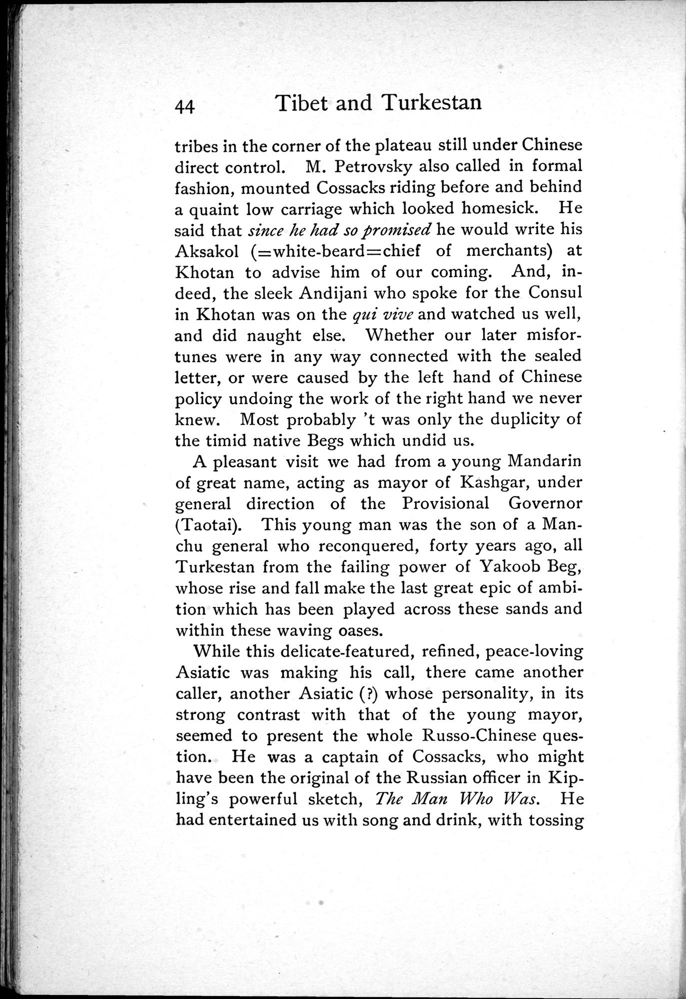 Tibet and Turkestan : vol.1 / 92 ページ（白黒高解像度画像）