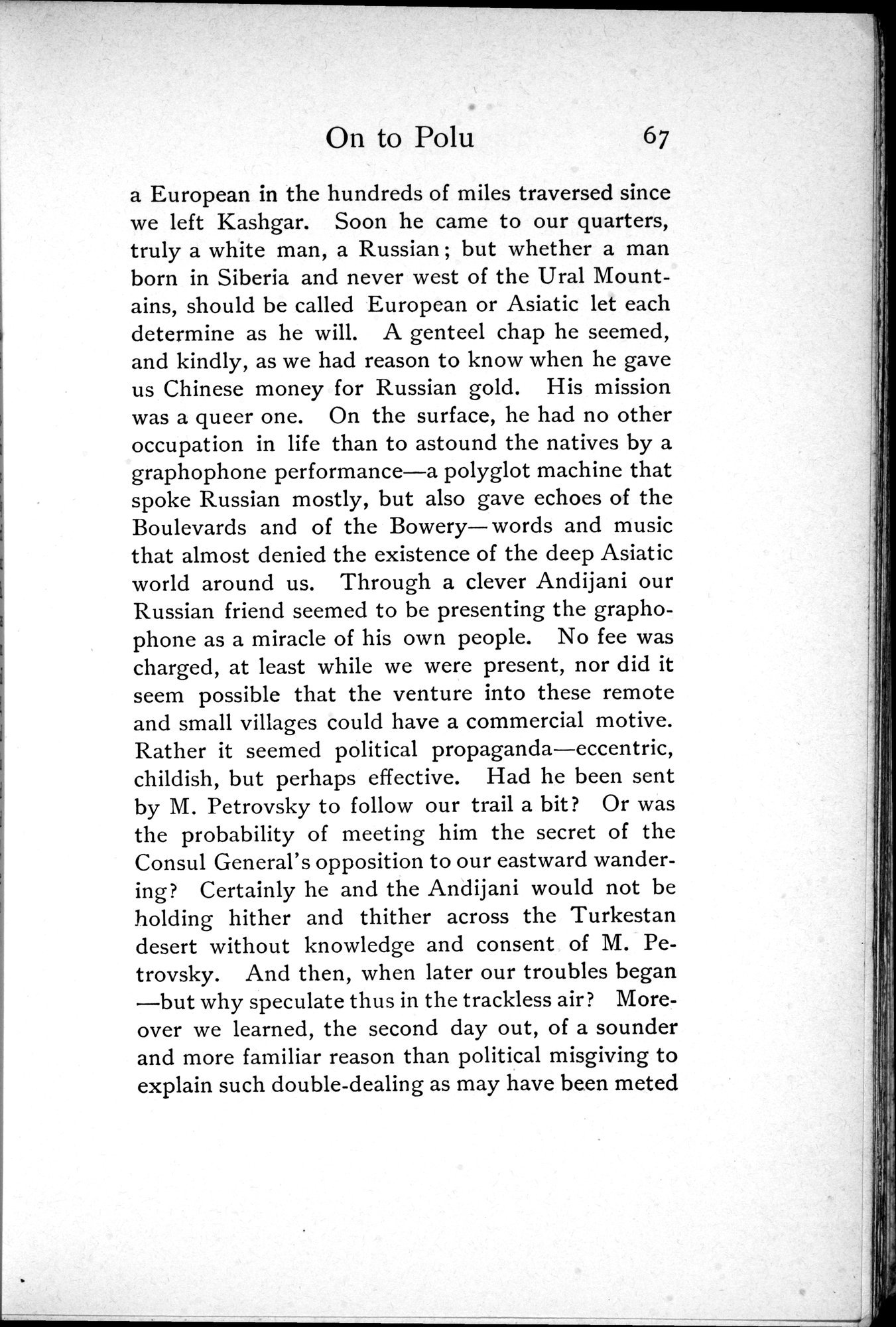 Tibet and Turkestan : vol.1 / 125 ページ（白黒高解像度画像）