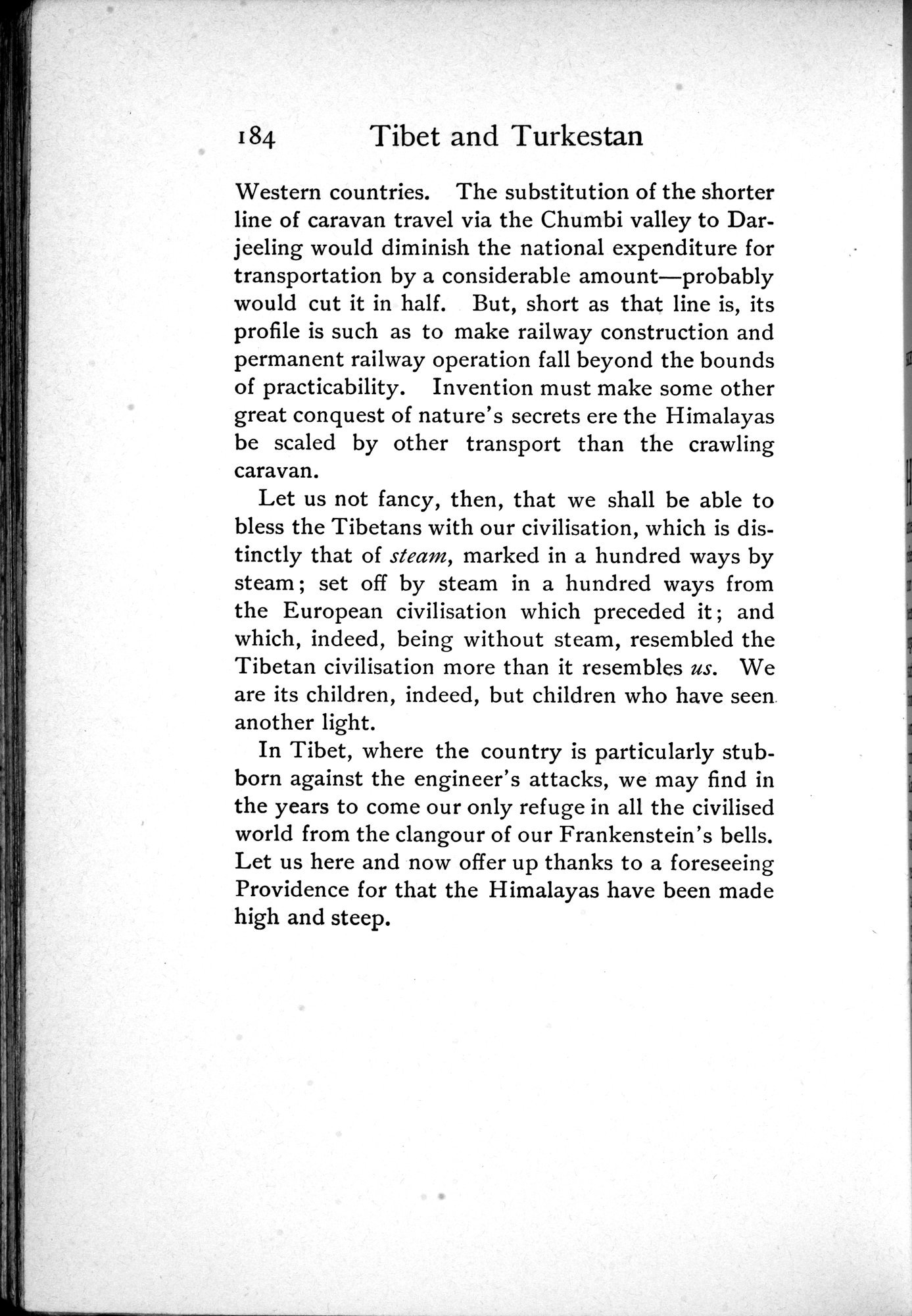 Tibet and Turkestan : vol.1 / 288 ページ（白黒高解像度画像）