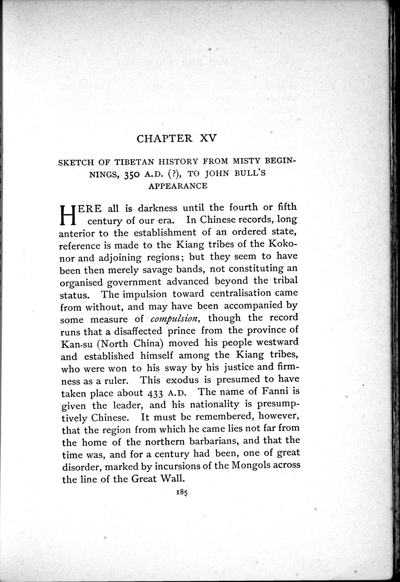 Tibet and Turkestan : vol.1 / 289 ページ（白黒高解像度画像）