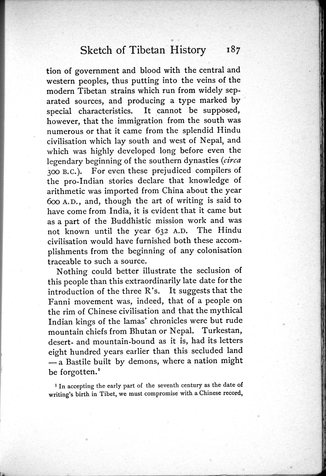 Tibet and Turkestan : vol.1 / 293 ページ（白黒高解像度画像）