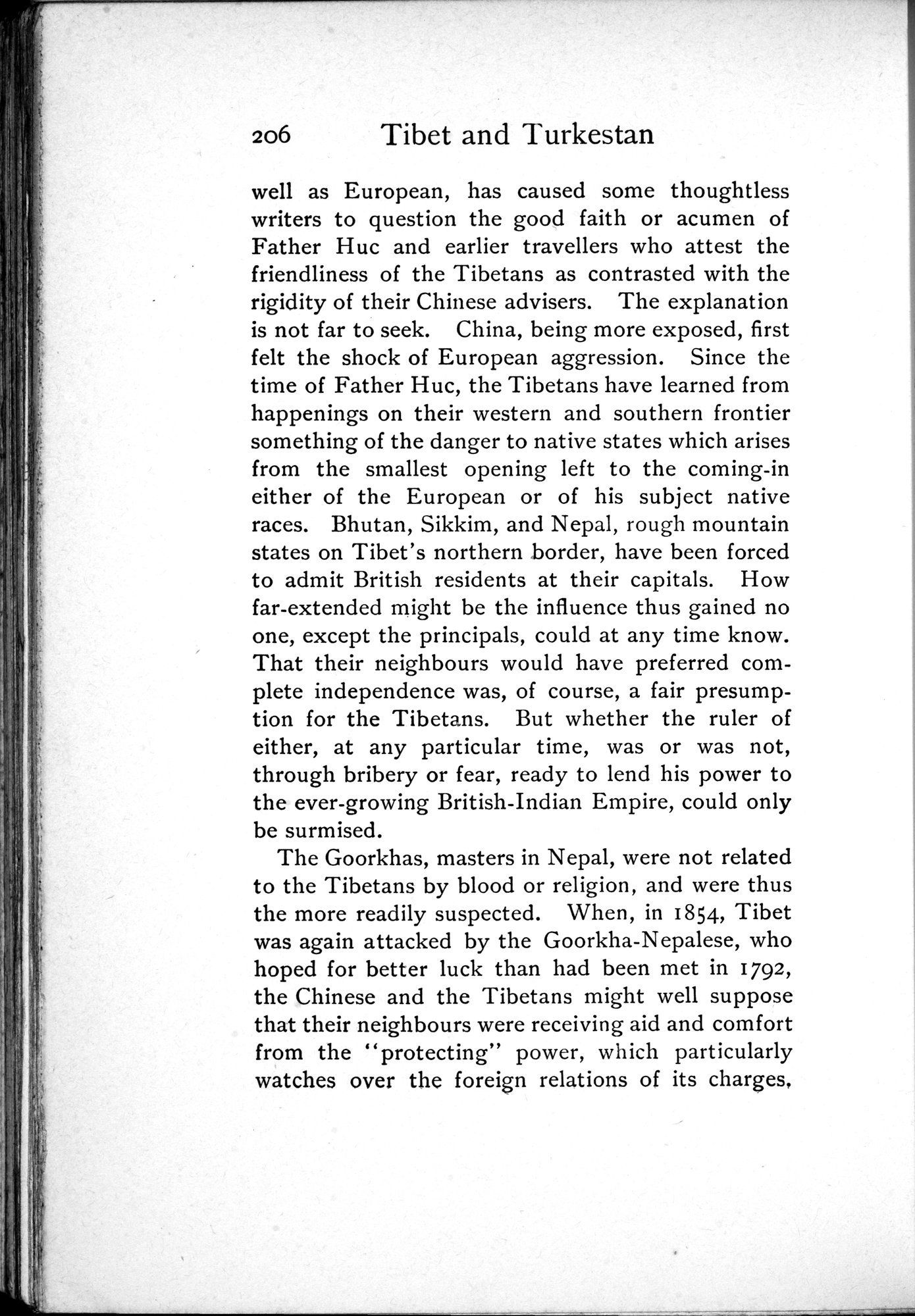 Tibet and Turkestan : vol.1 / 318 ページ（白黒高解像度画像）