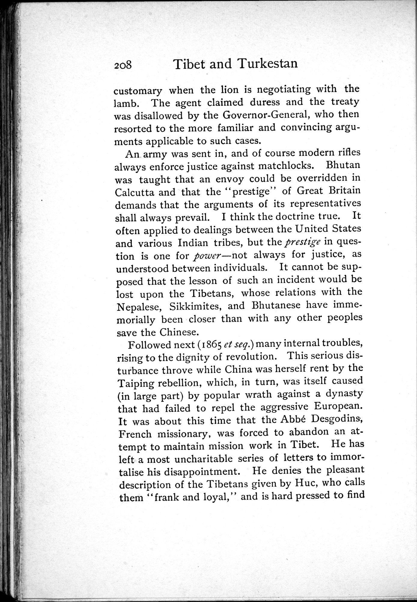 Tibet and Turkestan : vol.1 / 320 ページ（白黒高解像度画像）