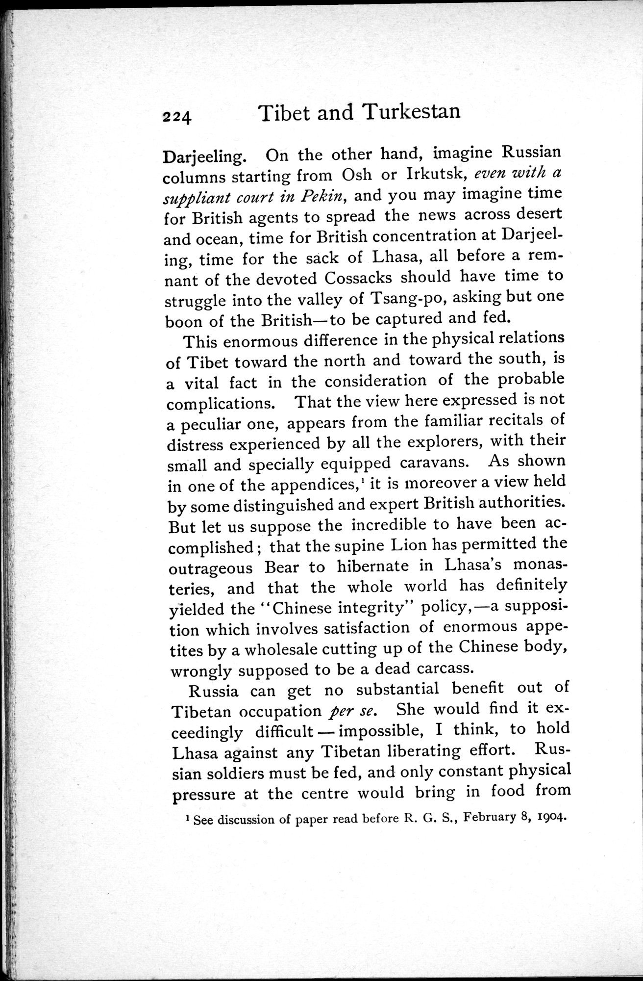 Tibet and Turkestan : vol.1 / 342 ページ（白黒高解像度画像）