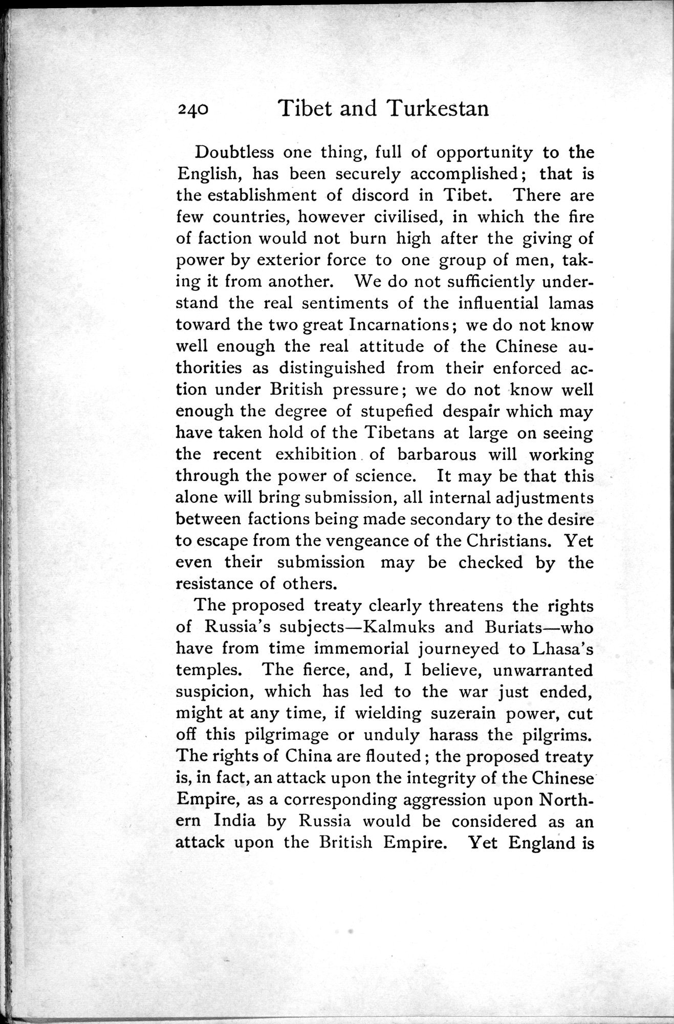 Tibet and Turkestan : vol.1 / 364 ページ（白黒高解像度画像）