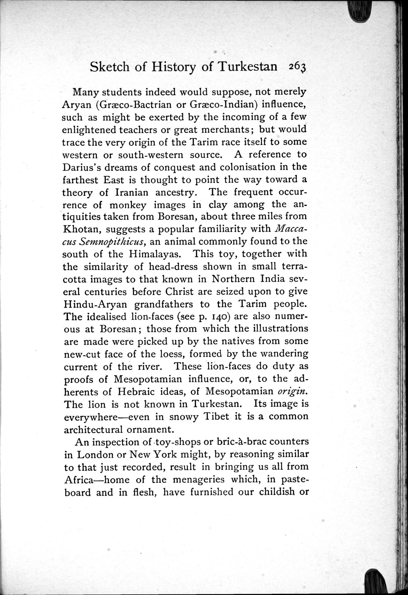 Tibet and Turkestan : vol.1 / 399 ページ（白黒高解像度画像）
