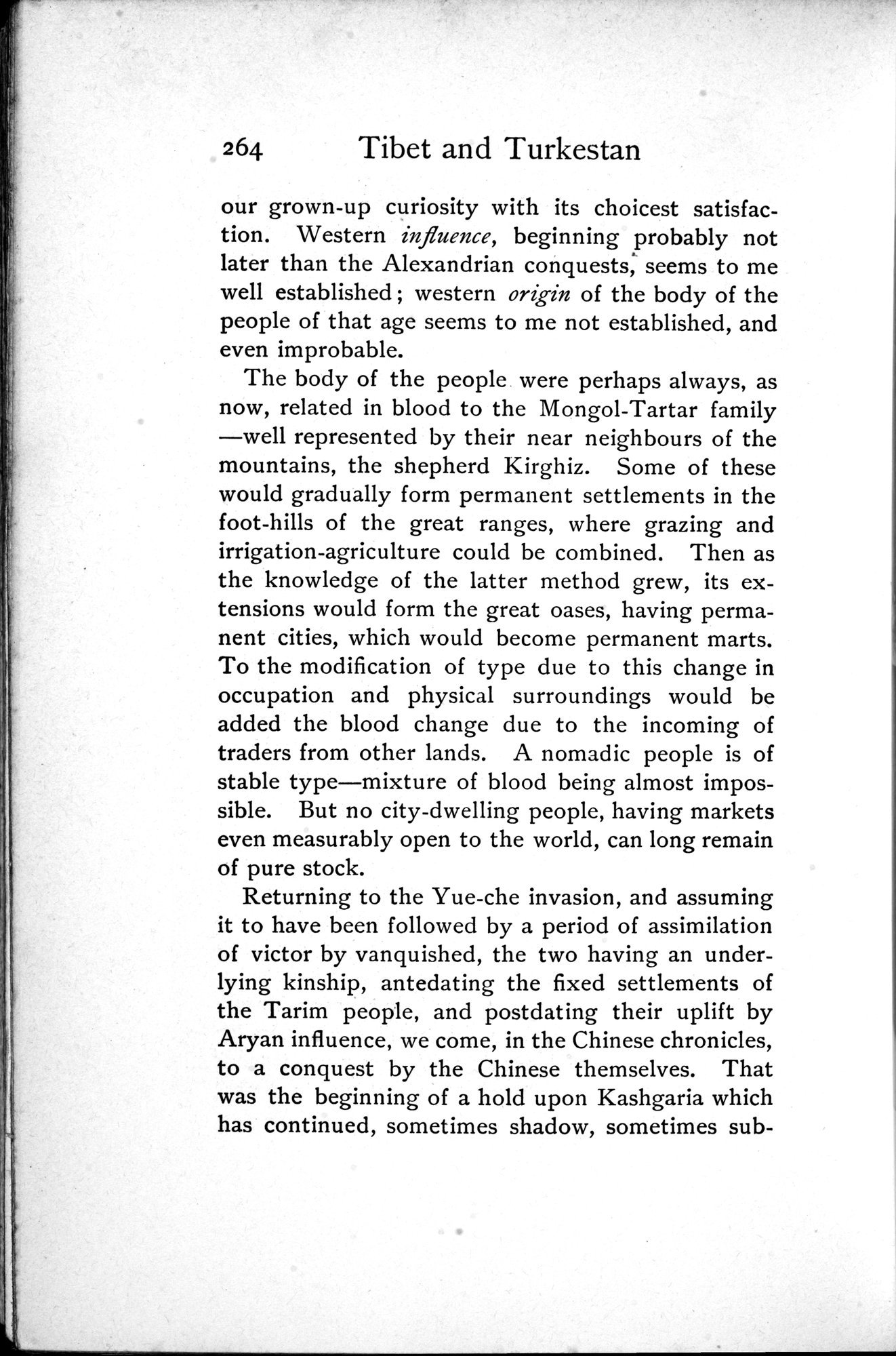 Tibet and Turkestan : vol.1 / 400 ページ（白黒高解像度画像）
