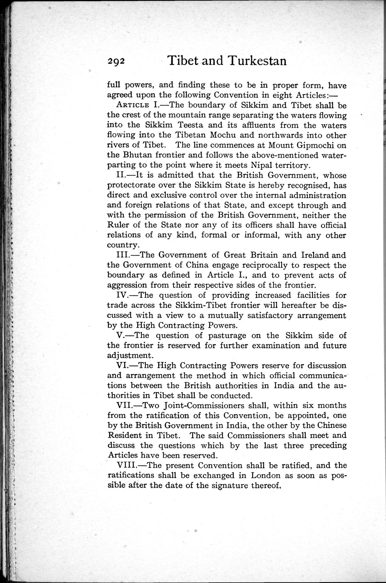 Tibet and Turkestan : vol.1 / 430 ページ（白黒高解像度画像）