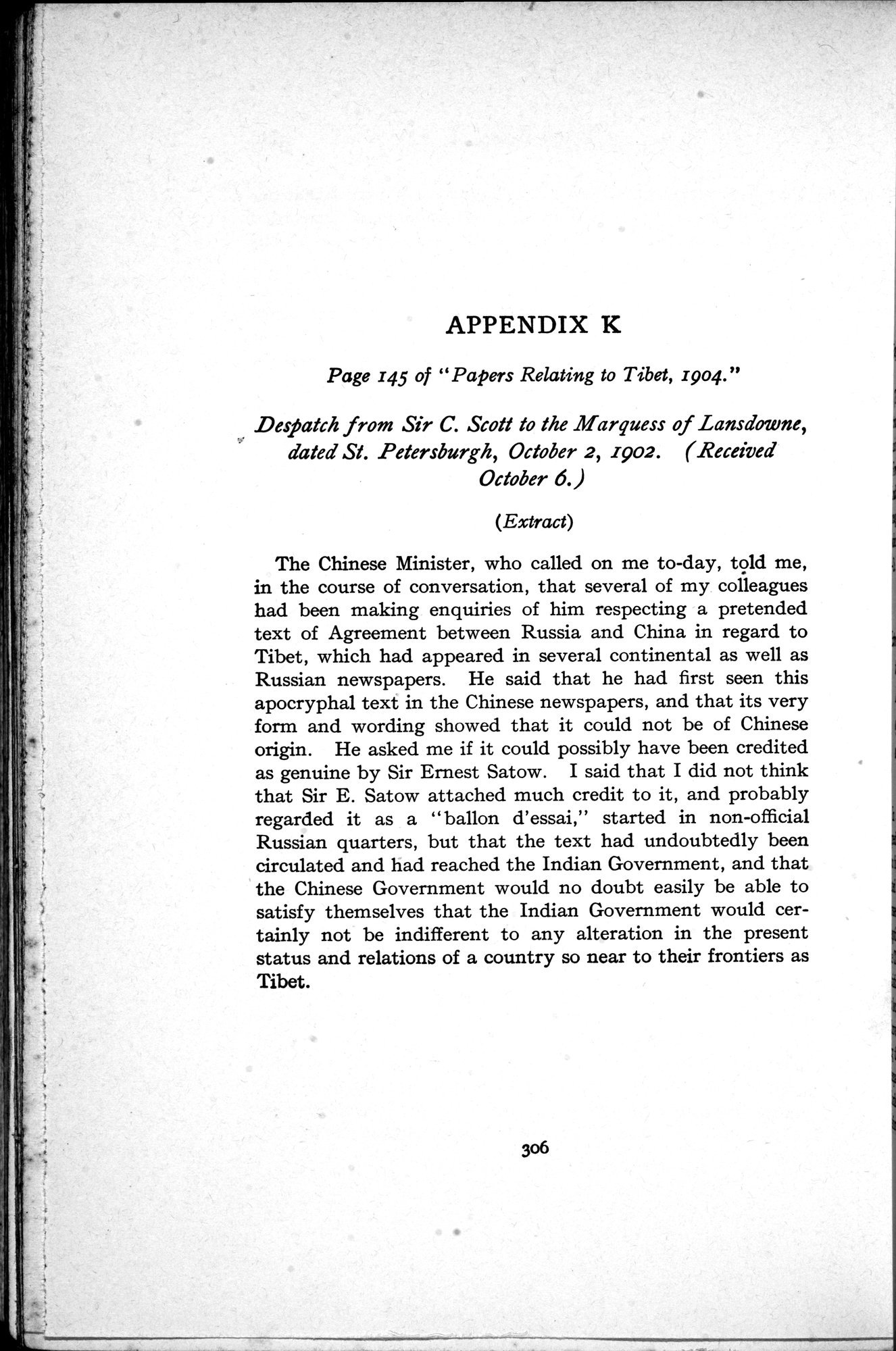 Tibet and Turkestan : vol.1 / 444 ページ（白黒高解像度画像）
