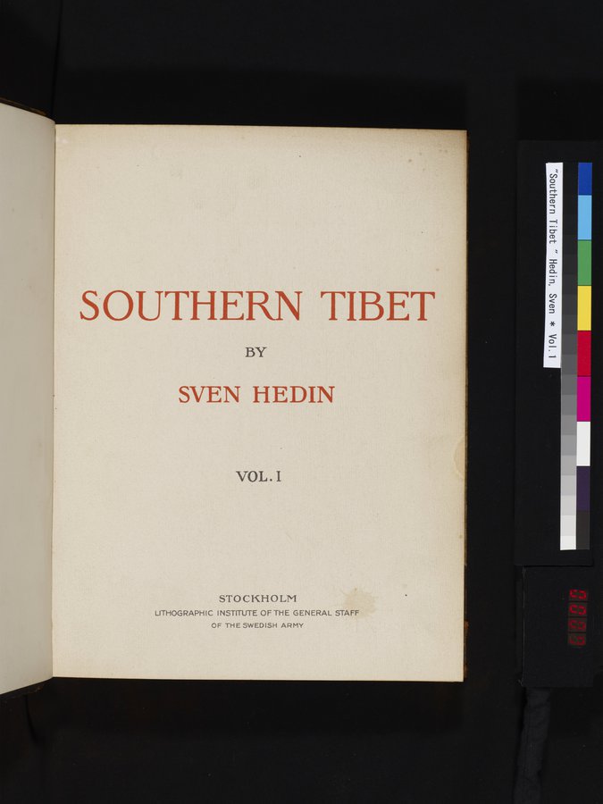 Southern Tibet : vol.1 / 7 ページ（カラー画像）