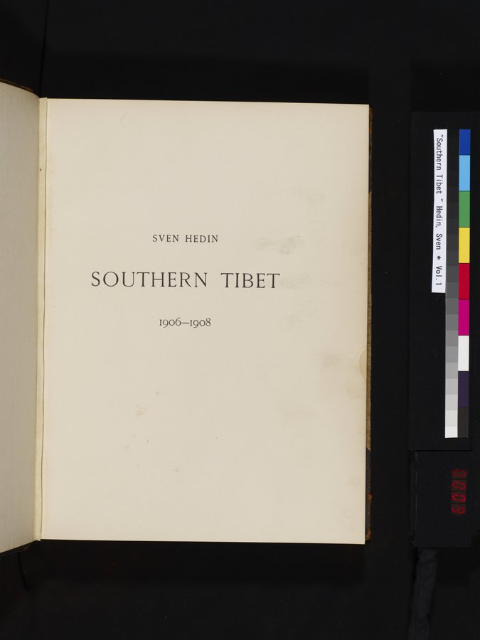 Southern Tibet : vol.1 / 9 ページ（カラー画像）