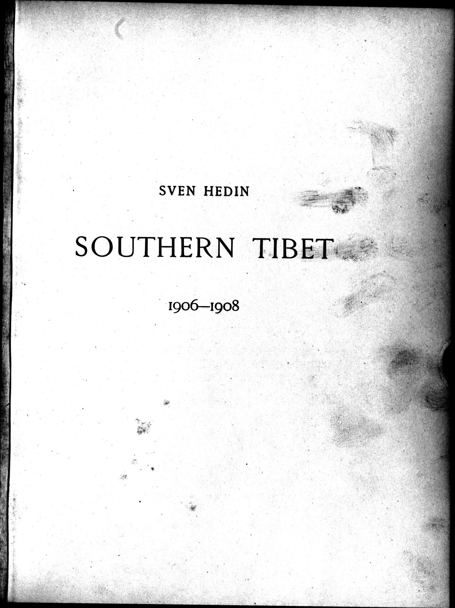 Southern Tibet : vol.1 / 9 ページ（白黒高解像度画像）