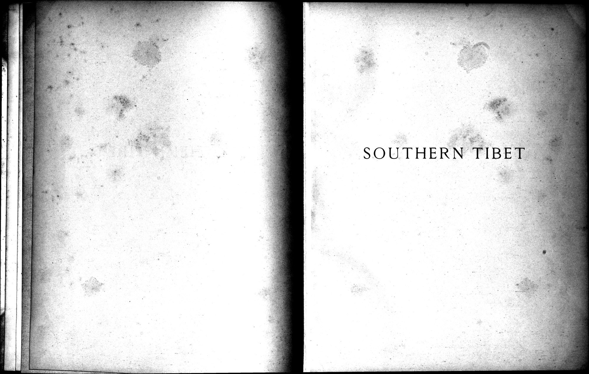 Southern Tibet : vol.10 / 6 ページ（白黒高解像度画像）