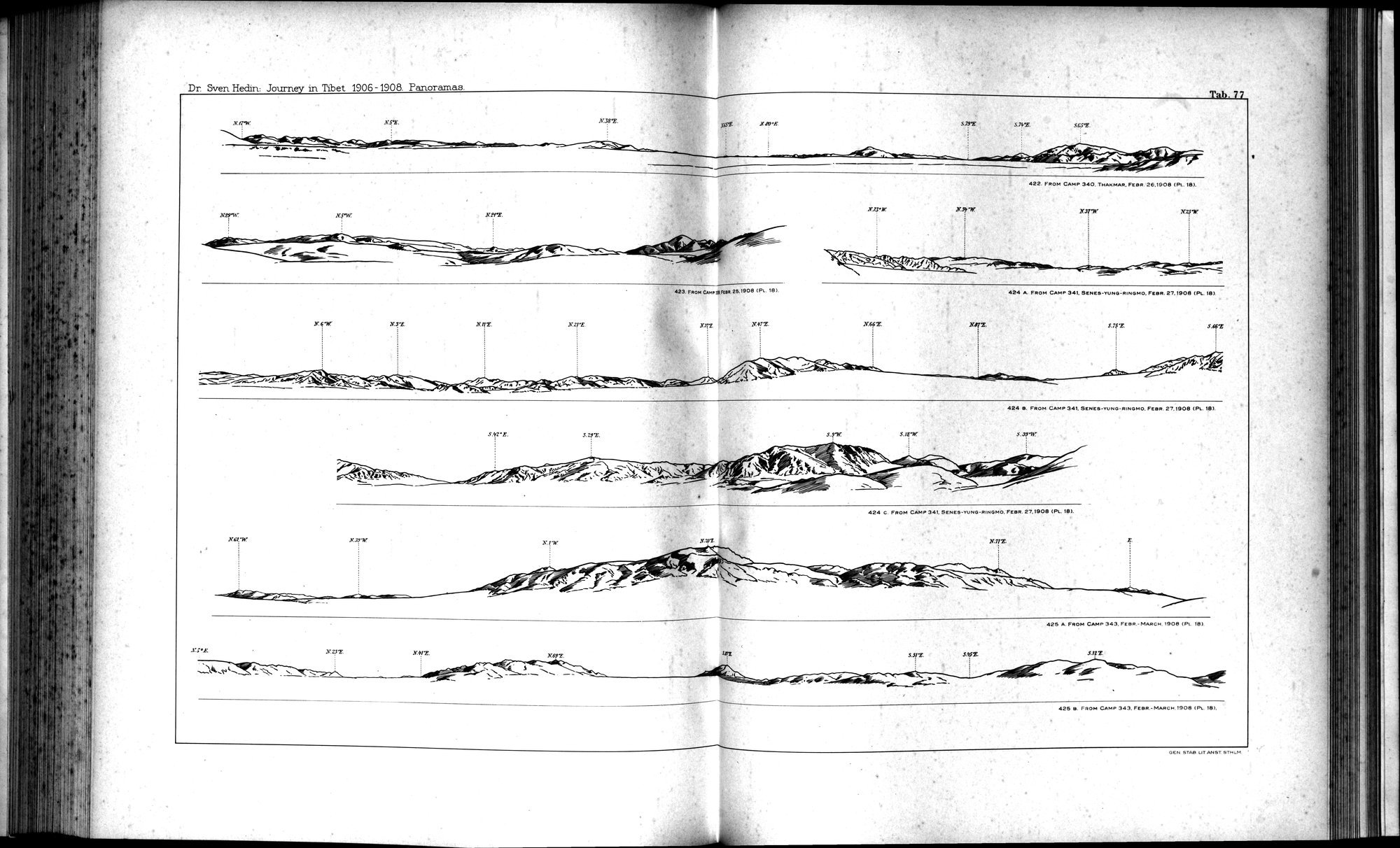Southern Tibet : vol.10 / 166 ページ（白黒高解像度画像）