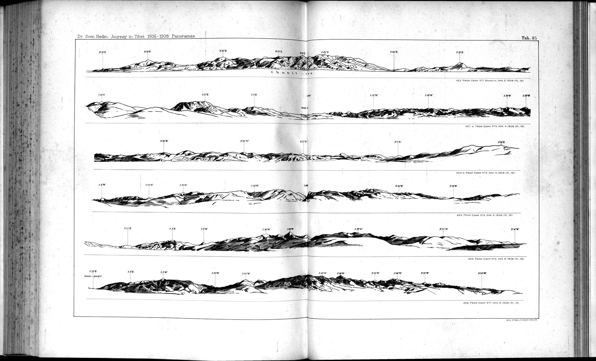 Southern Tibet : vol.10 / 182 ページ（白黒高解像度画像）