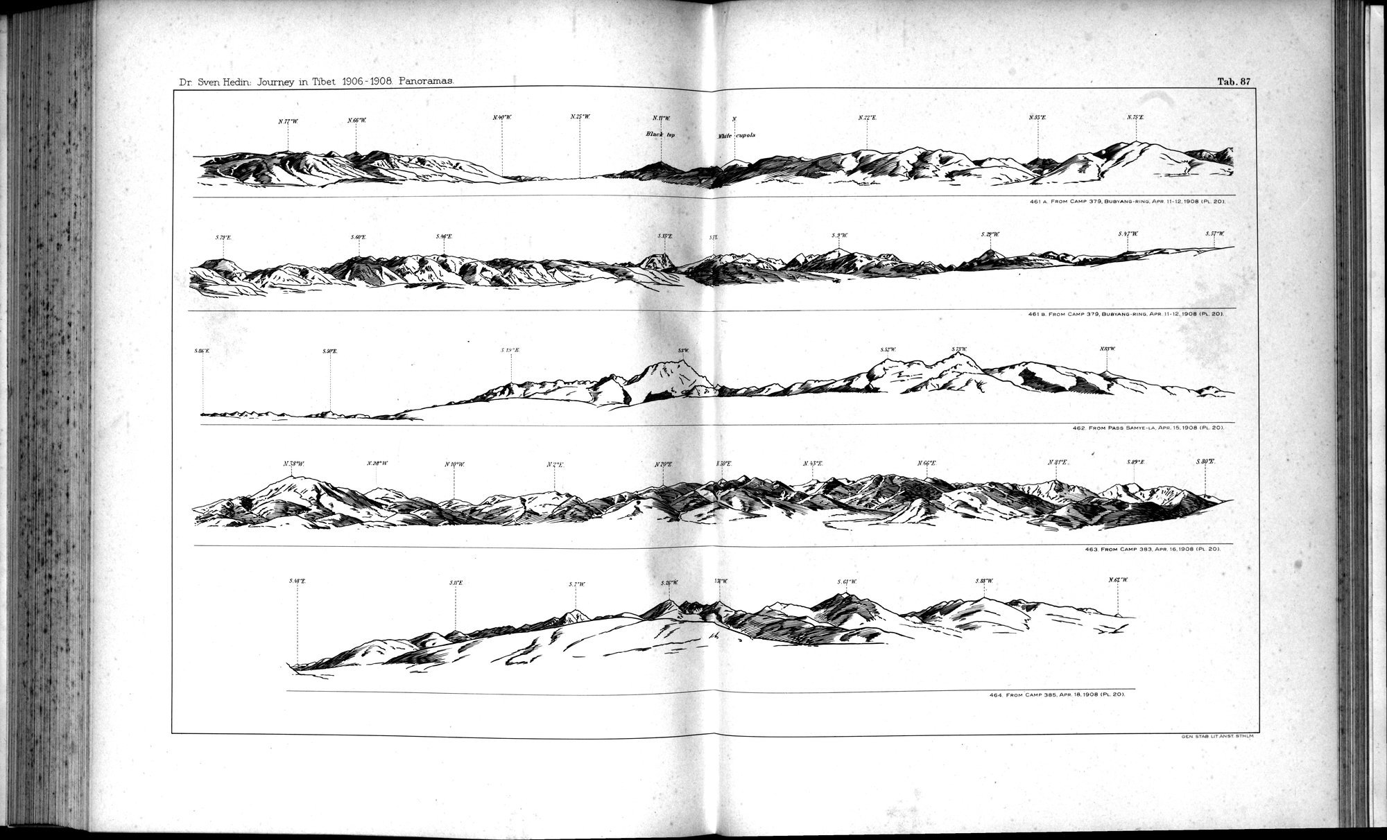 Southern Tibet : vol.10 / 186 ページ（白黒高解像度画像）