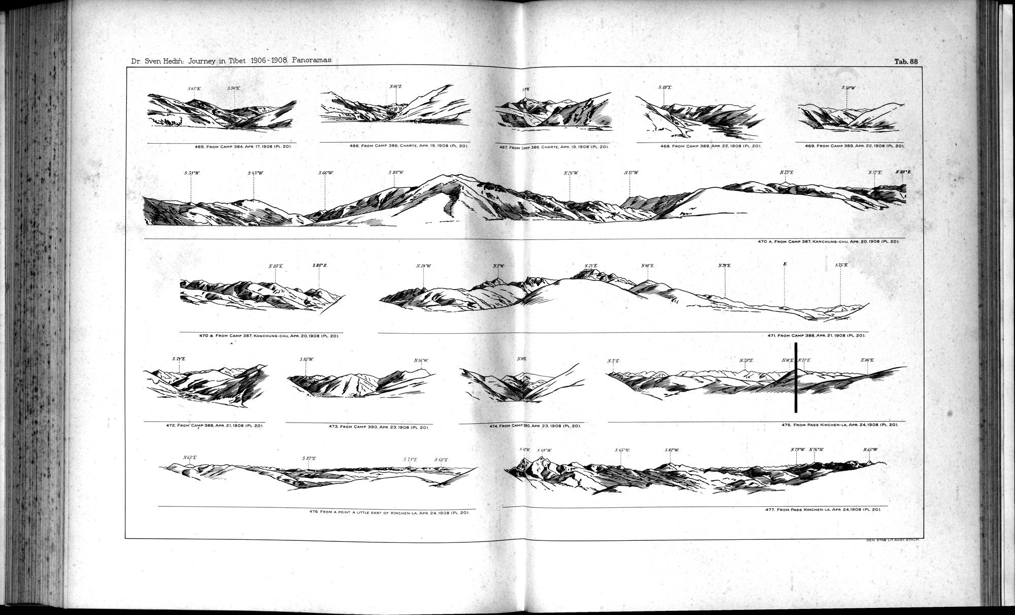 Southern Tibet : vol.10 / 188 ページ（白黒高解像度画像）