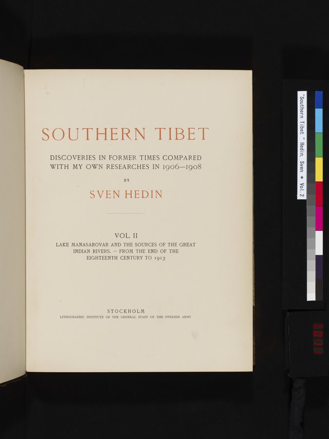 Southern Tibet : vol.2 / 11 ページ（カラー画像）