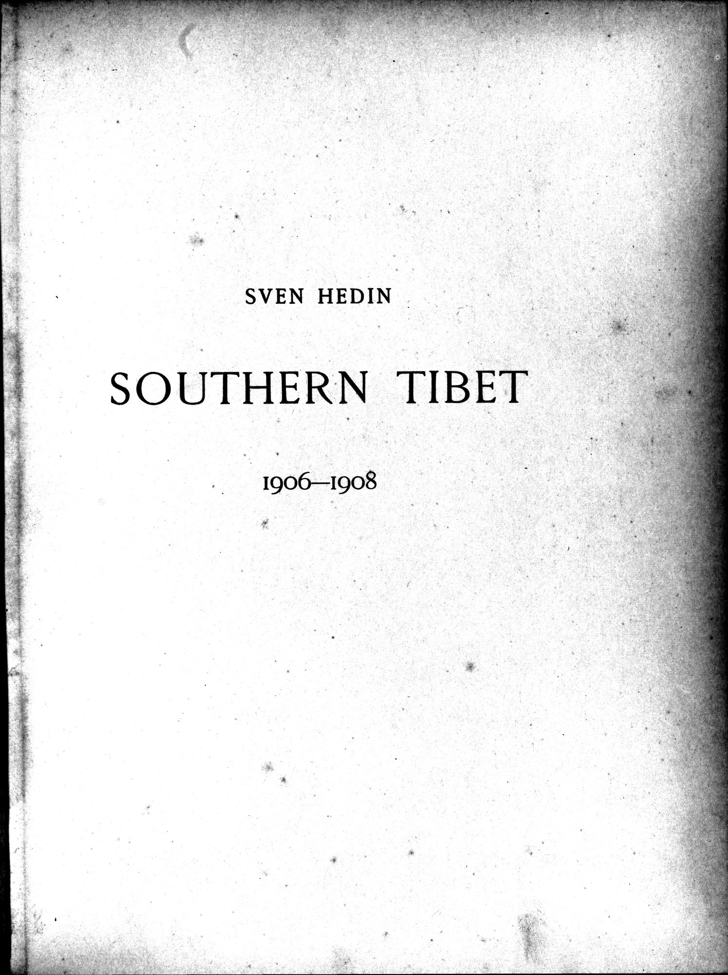 Southern Tibet : vol.2 / 9 ページ（白黒高解像度画像）