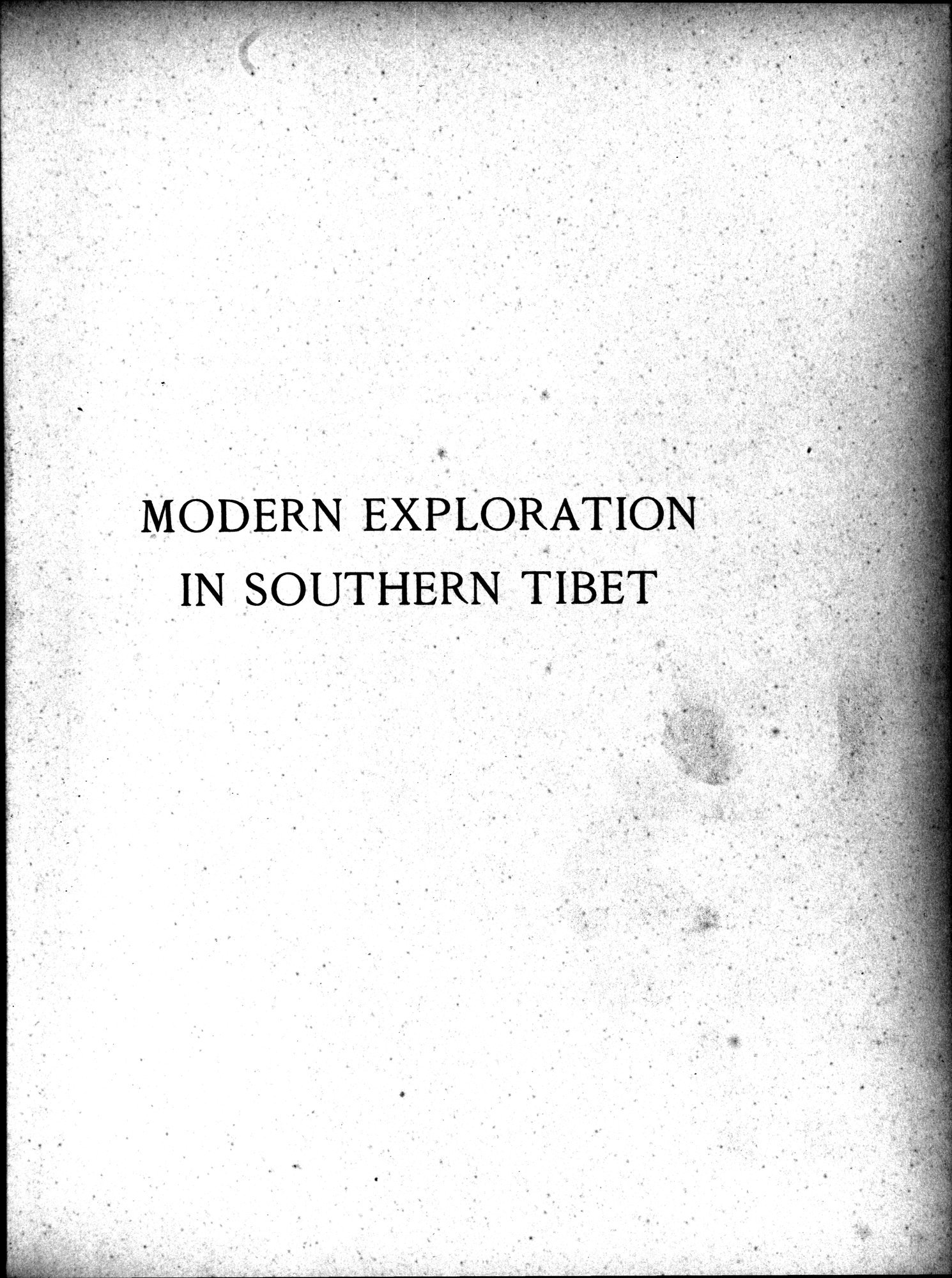 Southern Tibet : vol.2 / 21 ページ（白黒高解像度画像）