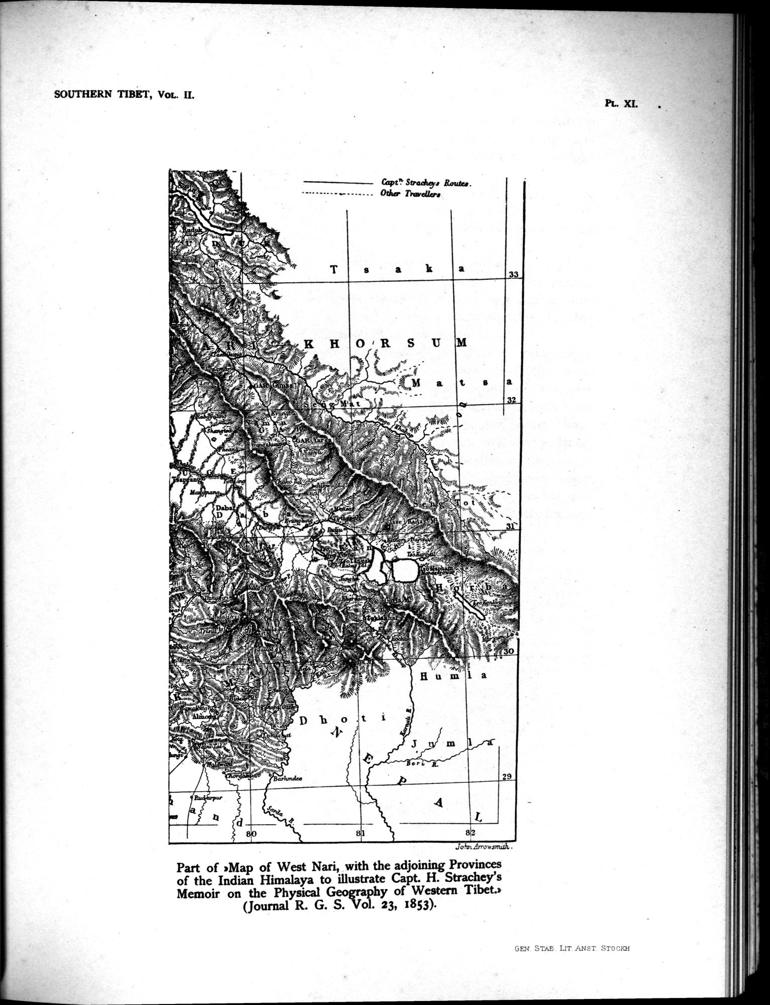 Southern Tibet : vol.2 / 125 ページ（白黒高解像度画像）