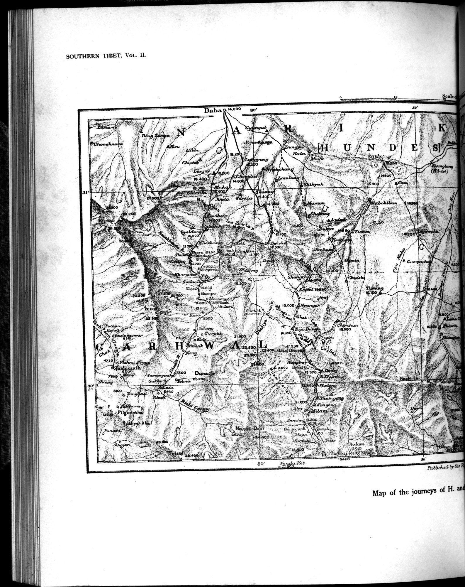 Southern Tibet : vol.2 / 136 ページ（白黒高解像度画像）