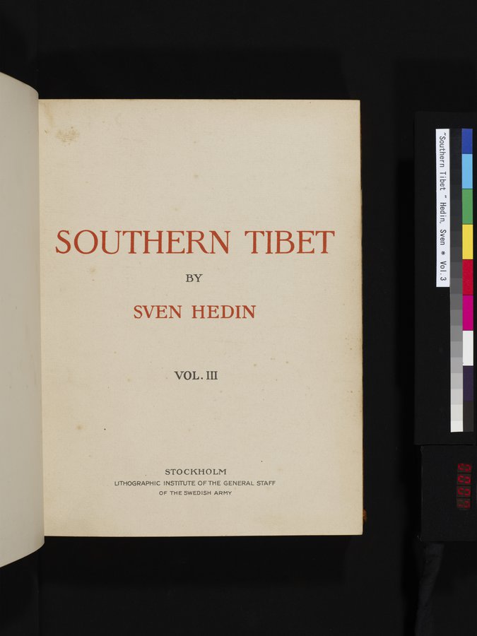 Southern Tibet : vol.3 / 7 ページ（カラー画像）