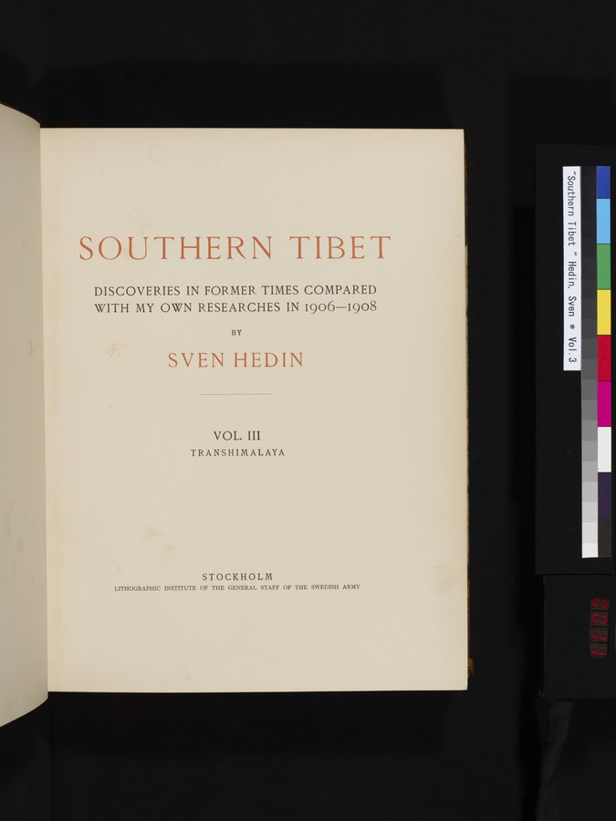 Southern Tibet : vol.3 / Page 11 (Color Image)