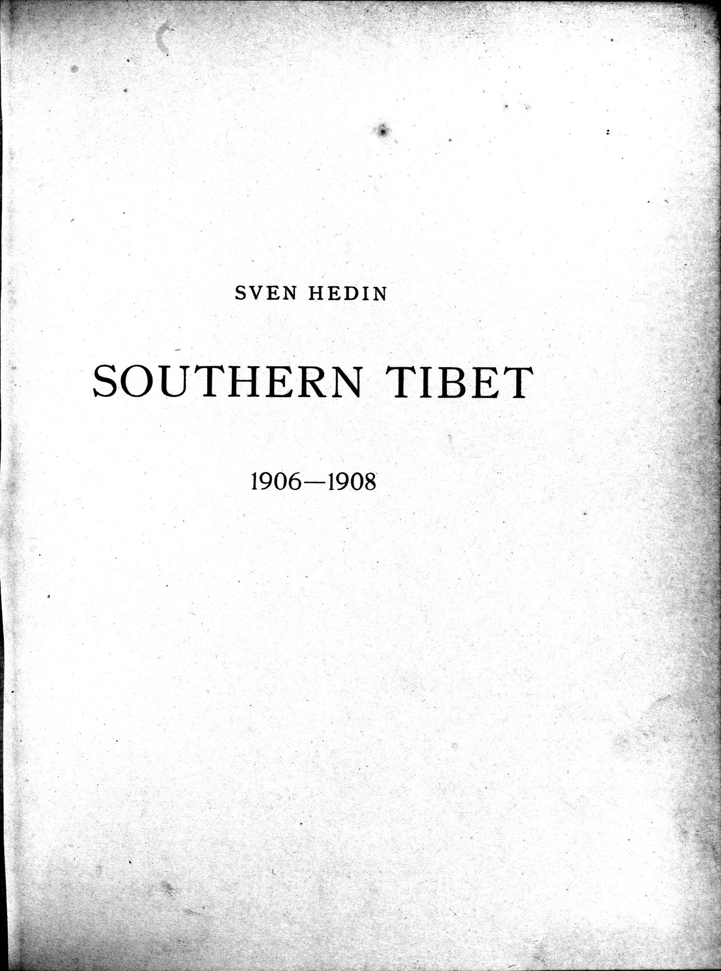 Southern Tibet : vol.4 / 9 ページ（白黒高解像度画像）