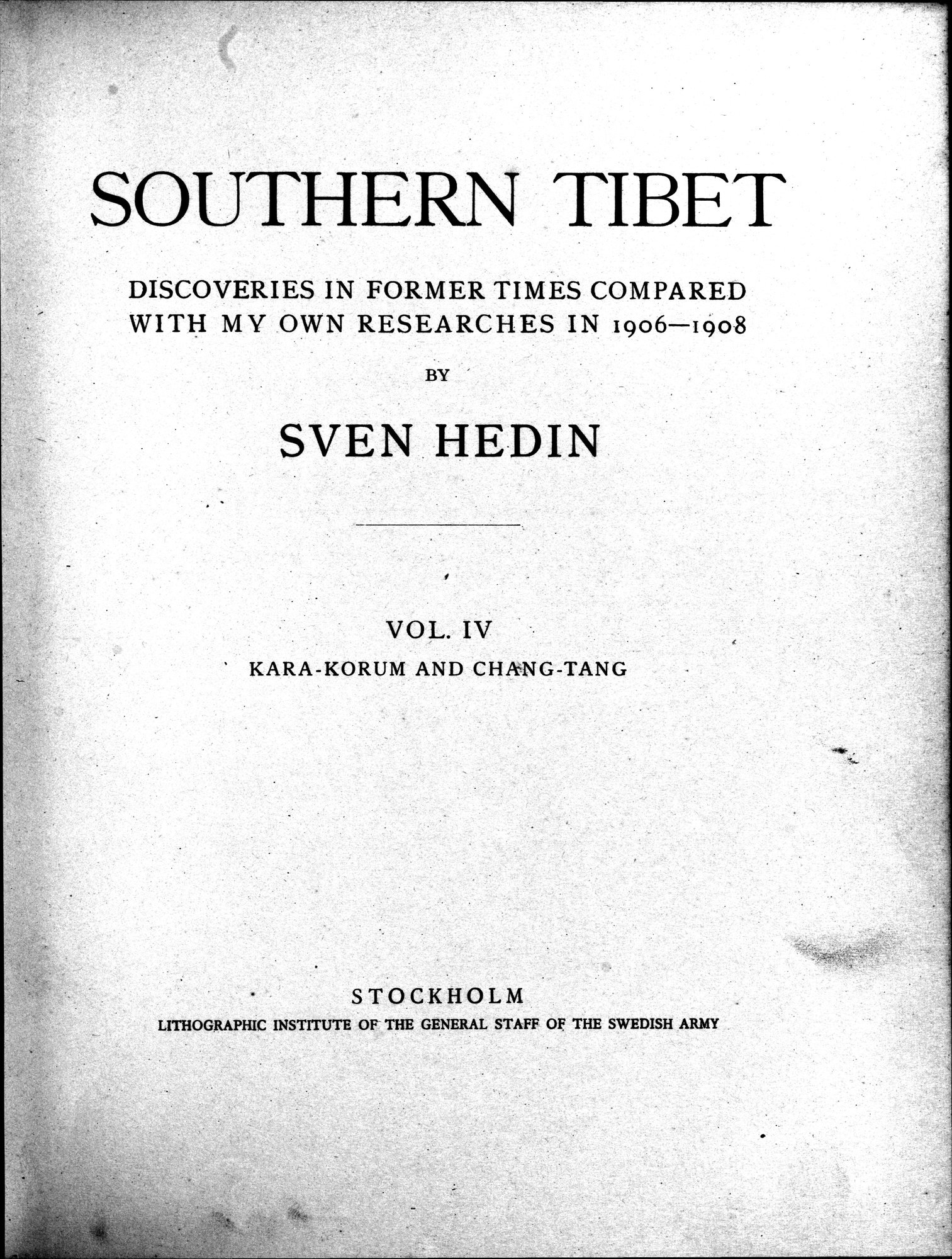Southern Tibet : vol.4 / 11 ページ（白黒高解像度画像）
