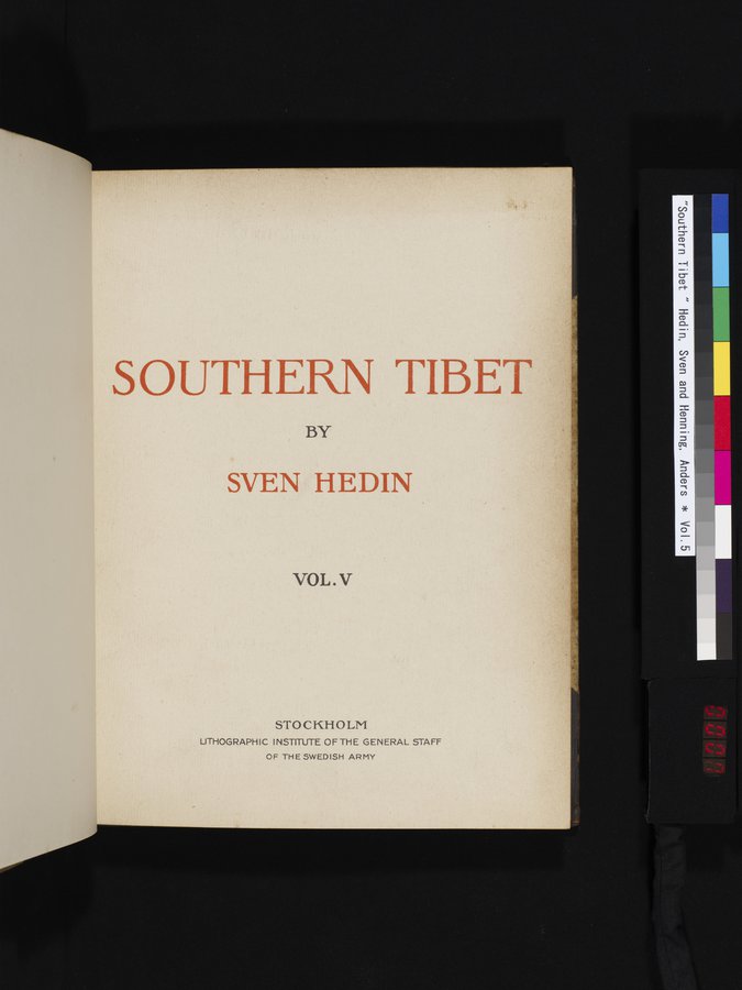 Southern Tibet : vol.5 / 7 ページ（カラー画像）
