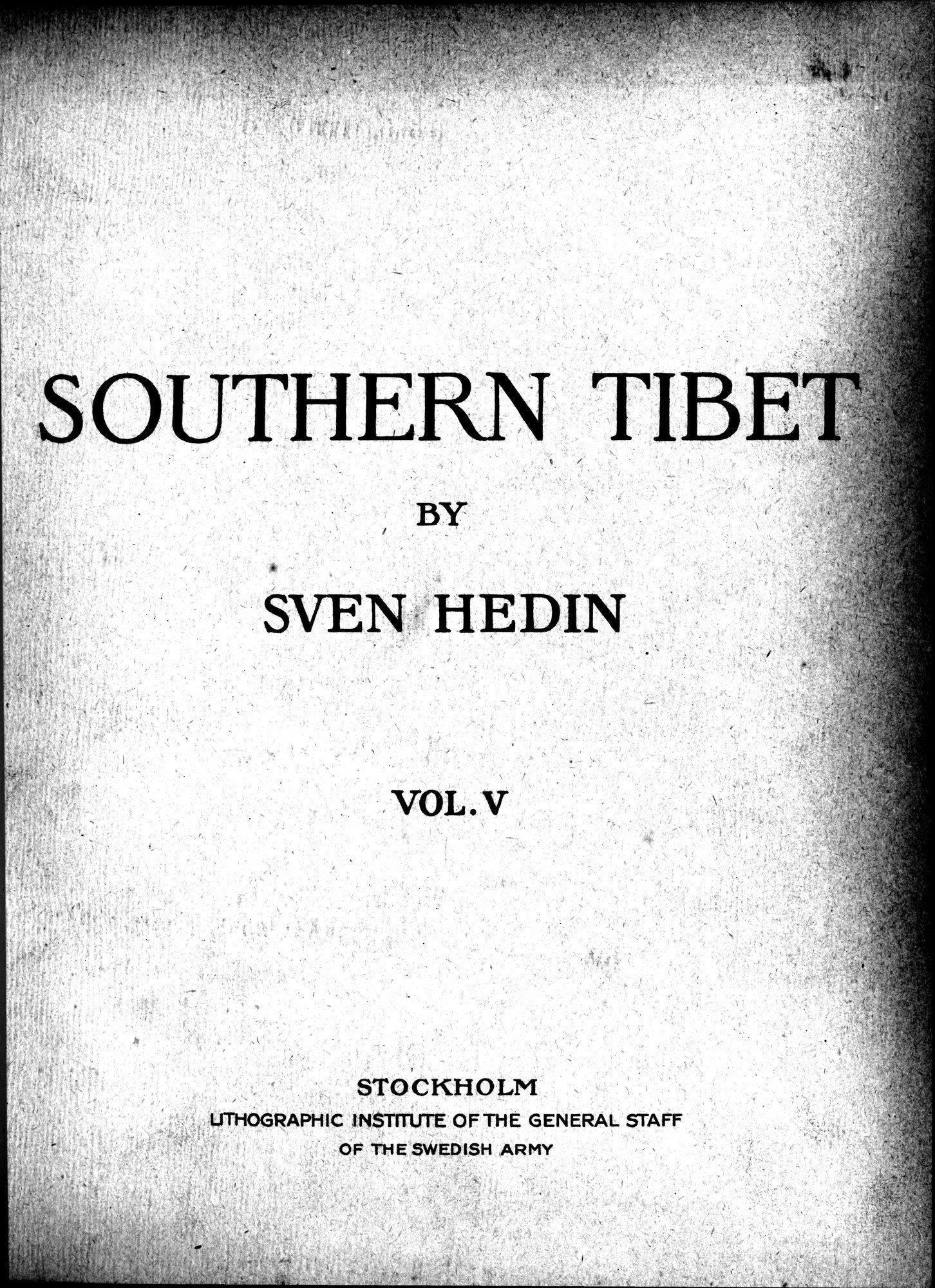 Southern Tibet : vol.5 / 7 ページ（白黒高解像度画像）