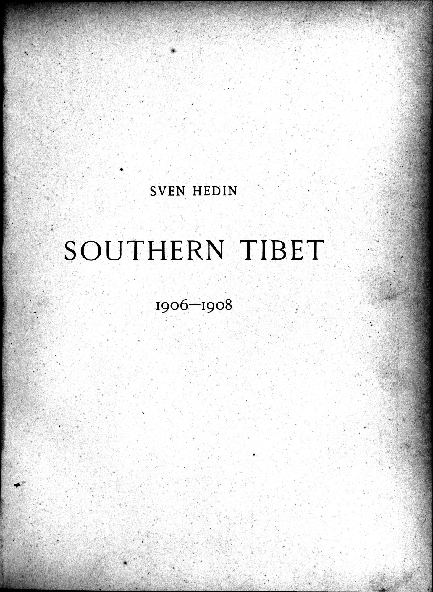 Southern Tibet : vol.5 / 9 ページ（白黒高解像度画像）