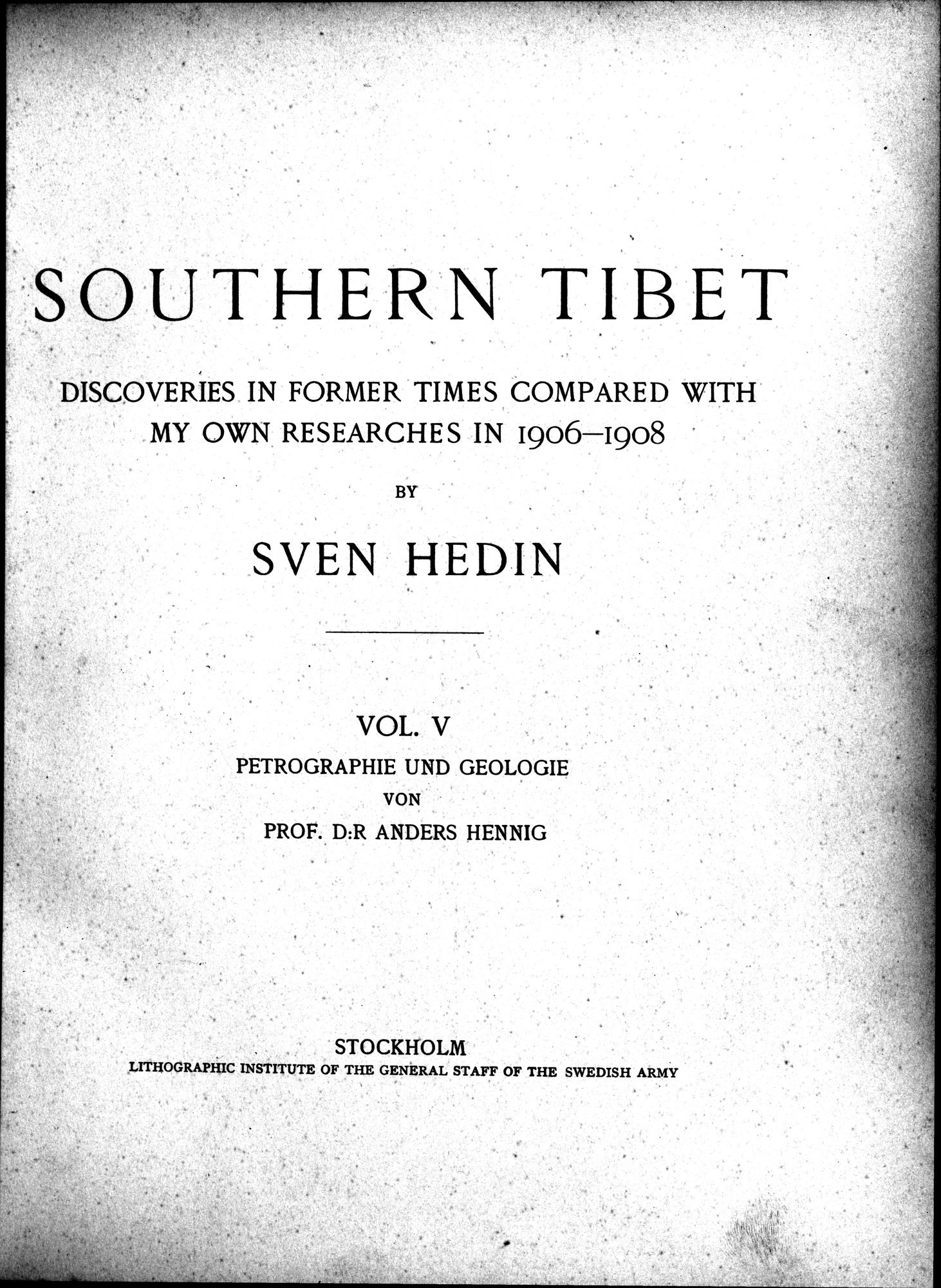 Southern Tibet : vol.5 / 11 ページ（白黒高解像度画像）