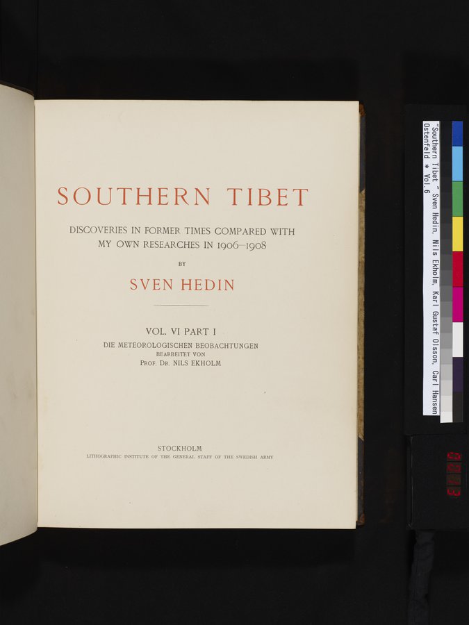 Southern Tibet : vol.6 / 13 ページ（カラー画像）