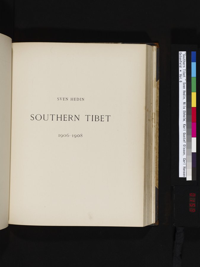 Southern Tibet : vol.6 / 159 ページ（カラー画像）