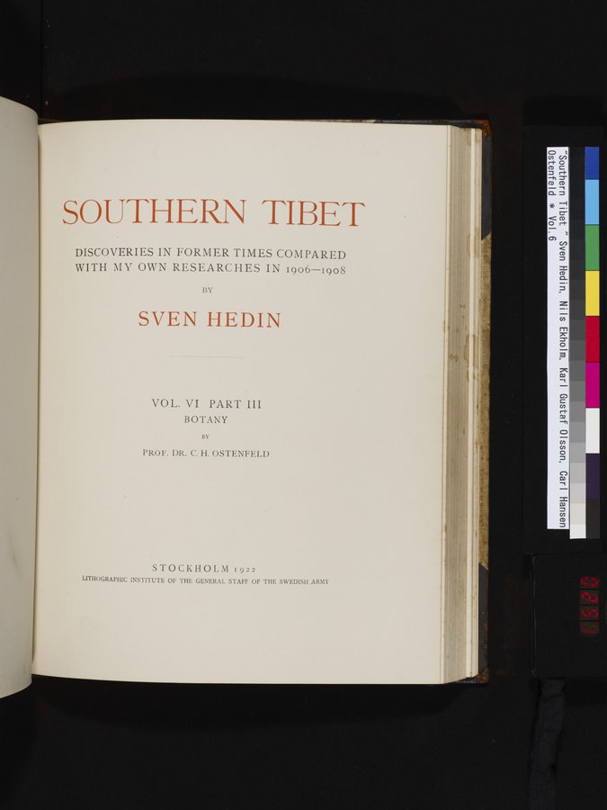 Southern Tibet : vol.6 / 251 ページ（カラー画像）
