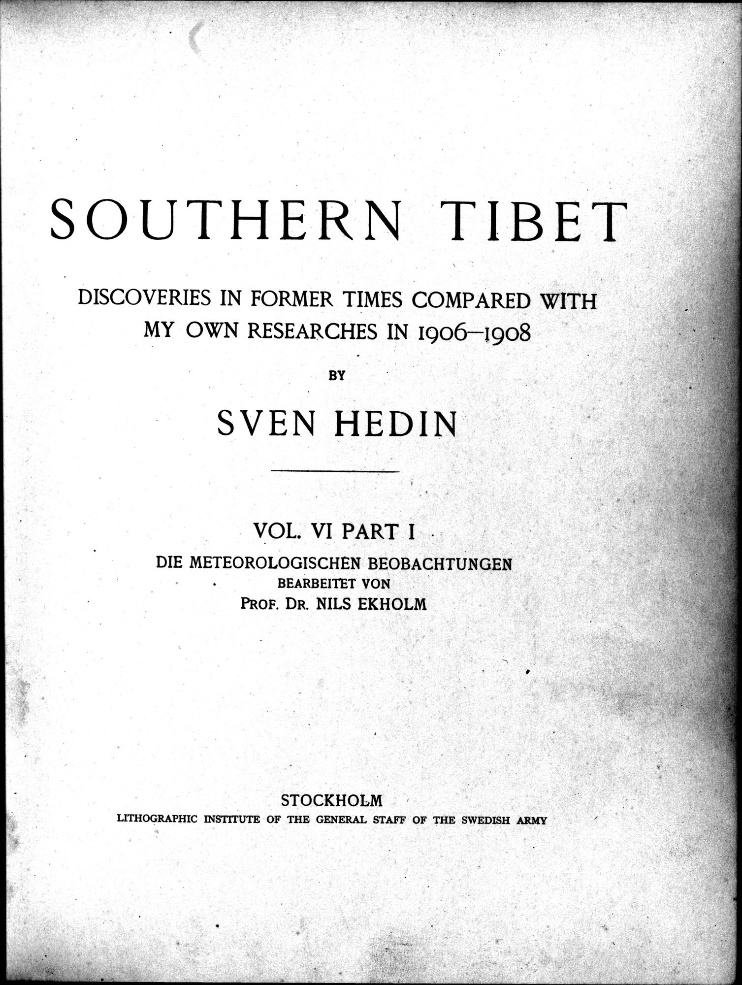 Southern Tibet : vol.6 / 13 ページ（白黒高解像度画像）