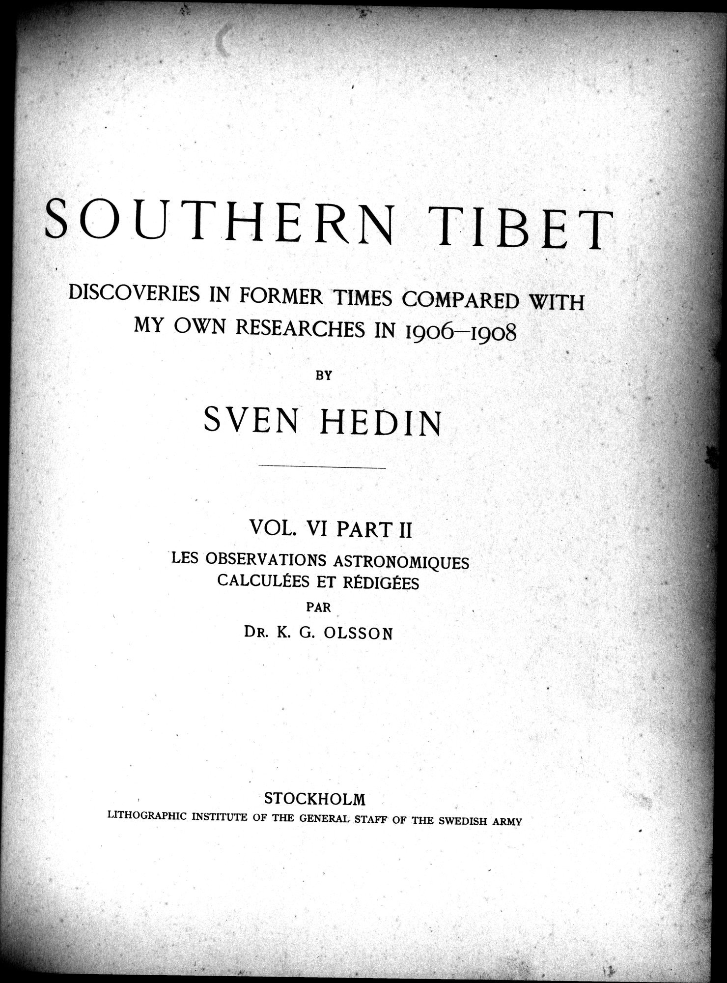 Southern Tibet : vol.6 / 161 ページ（白黒高解像度画像）