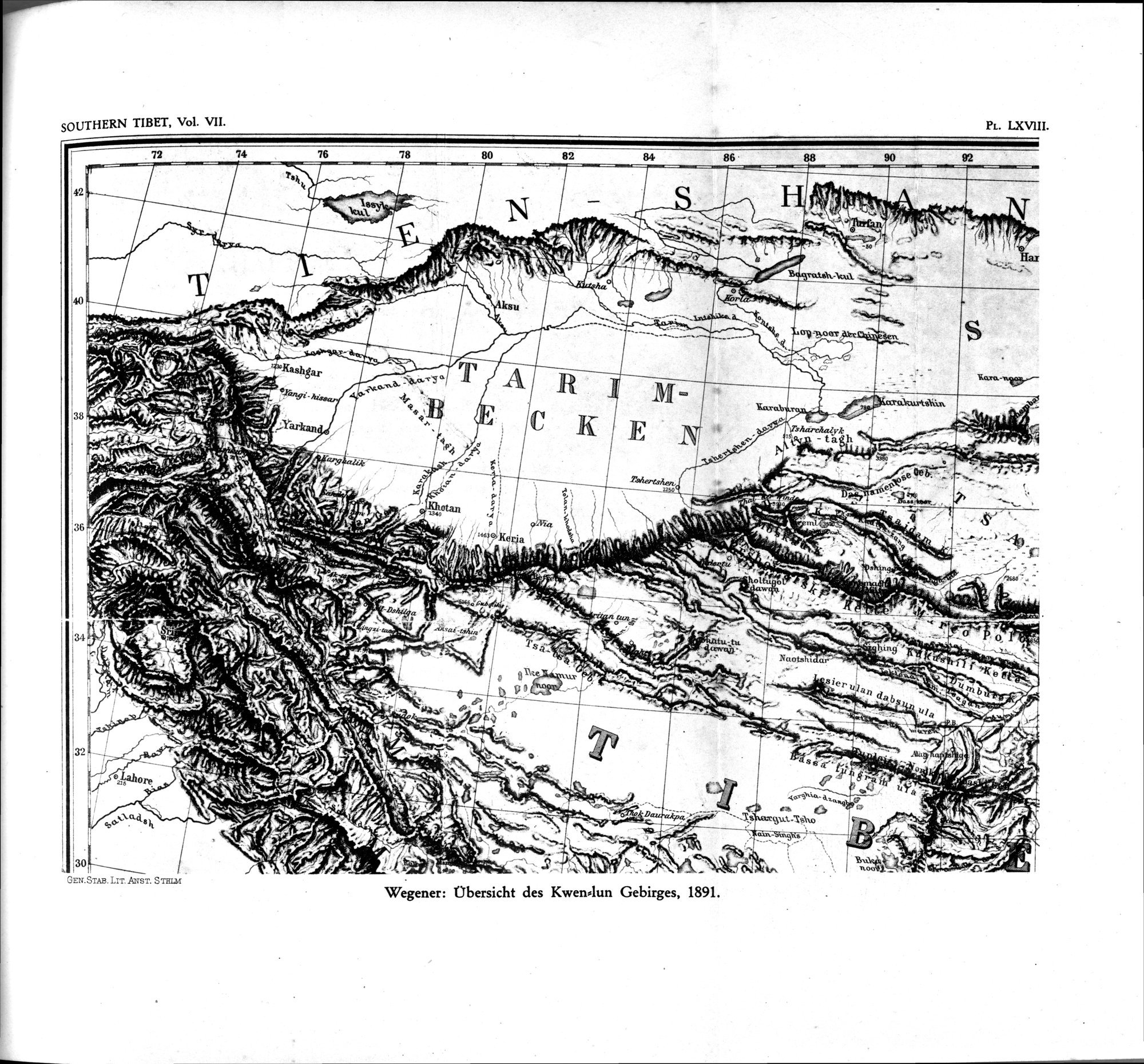 Southern Tibet : vol.7 / 541 ページ（白黒高解像度画像）