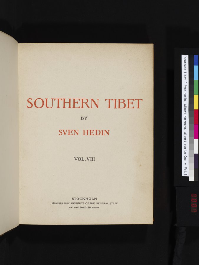 Southern Tibet : vol.8 / 7 ページ（カラー画像）