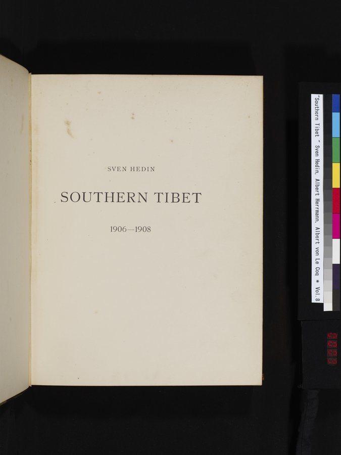 Southern Tibet : vol.8 / 9 ページ（カラー画像）