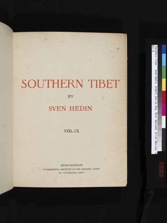 Southern Tibet : vol.9 / 7 ページ（カラー画像）