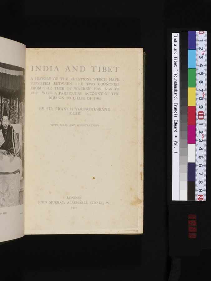 India and Tibet : vol.1 / 9 ページ（カラー画像）